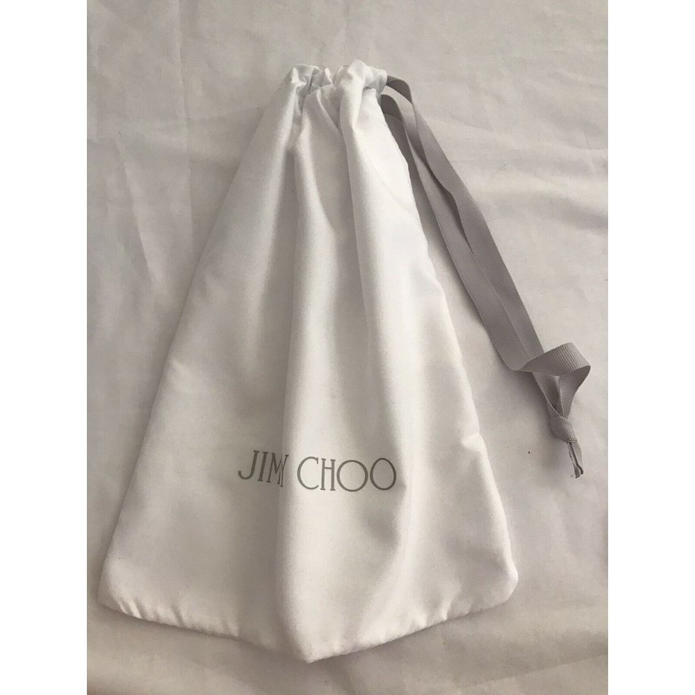 Jimmy Choo Storage Drawstring Dust Bag White 14" … - image 4